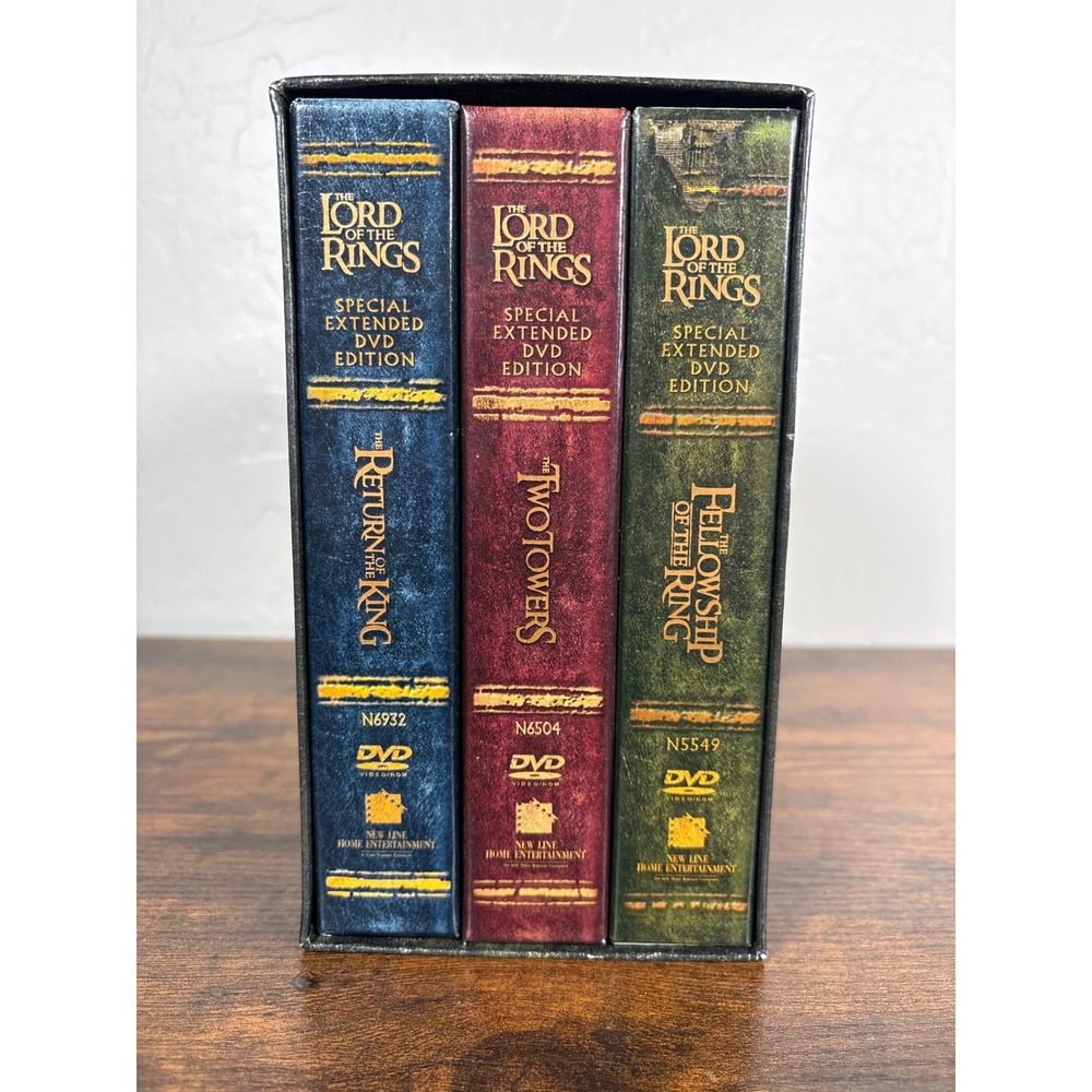 Lord of the Rings Motion Picture Trilogy Special Extended DVD Edition Box Set